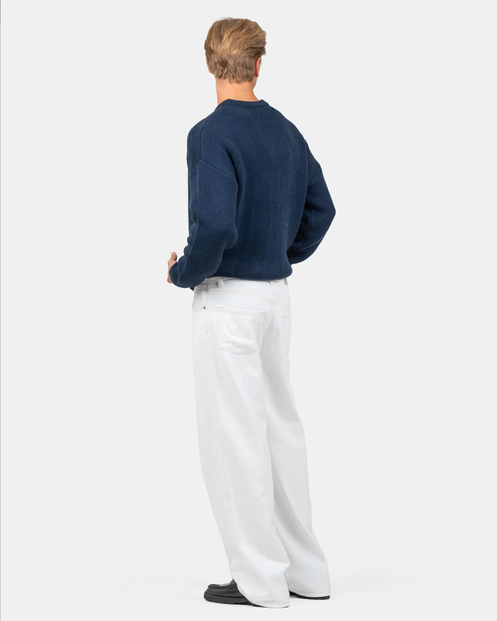 Baggy denim jeans white - Image 8