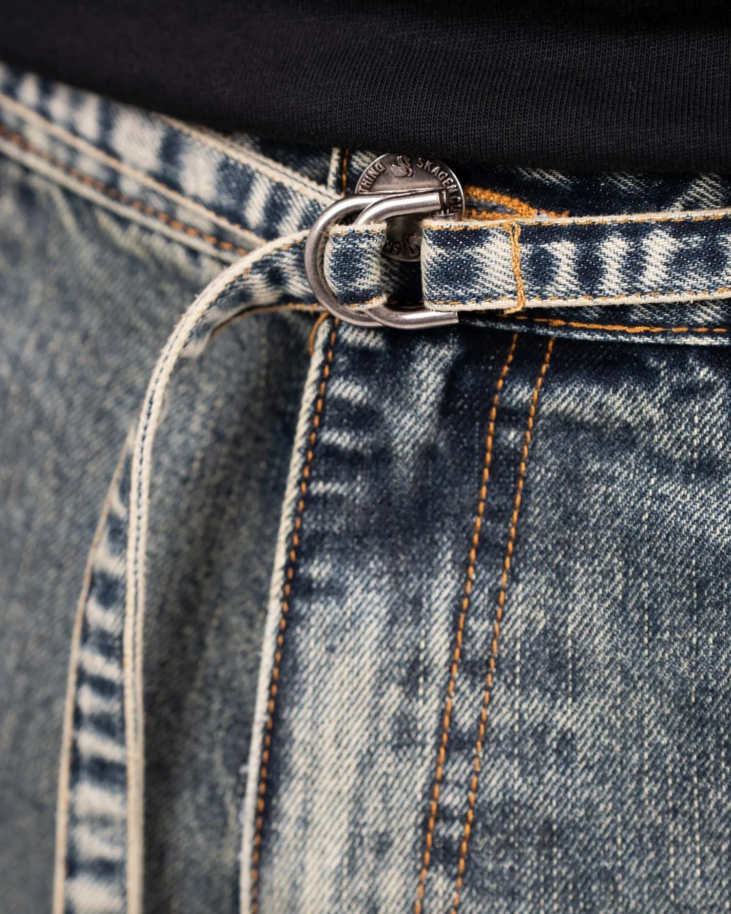 Belt Mid Blue Vintage Wash - Image 4