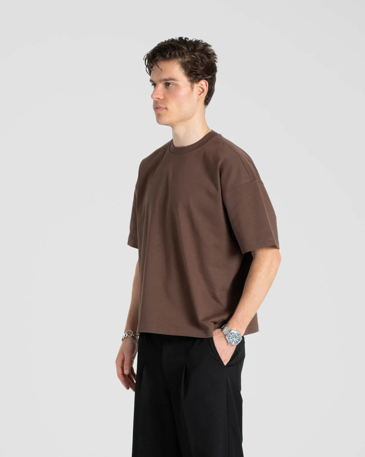 Blank T-Shirt Brown - Image 5