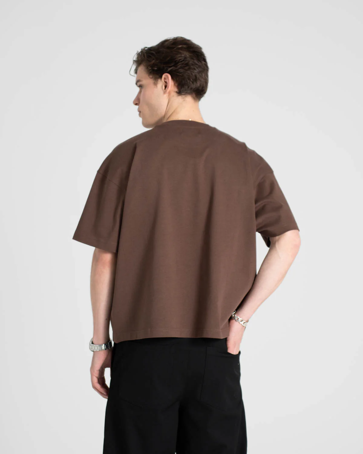 Blank T-Shirt Brown - Image 8