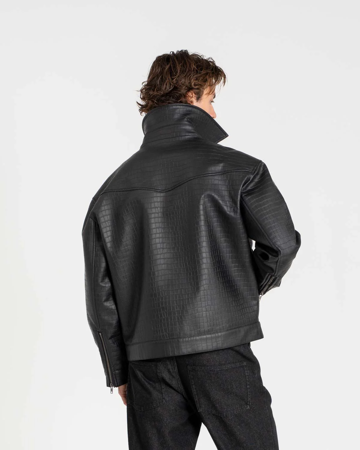 Croc Jacket Black - Image 9