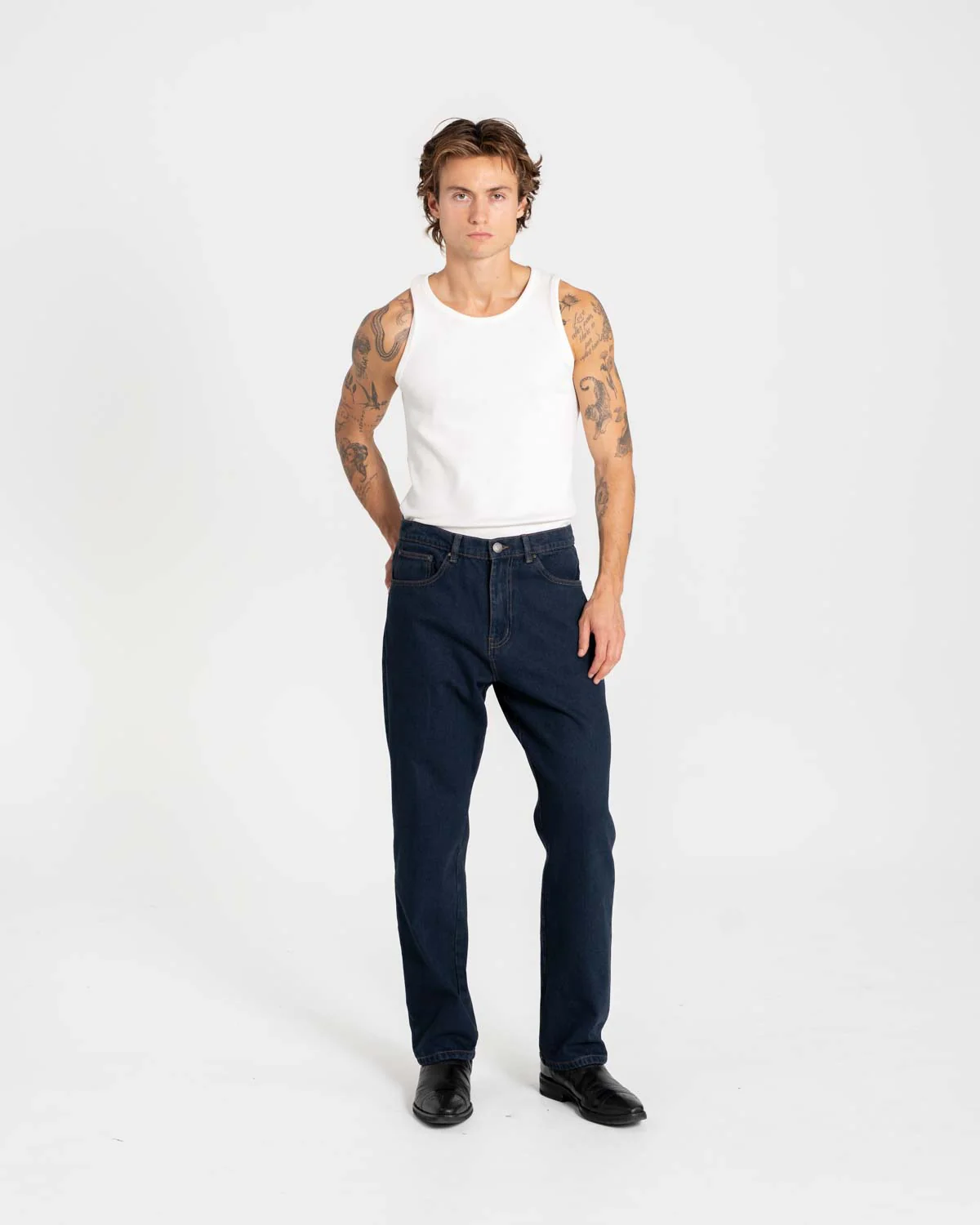 Regular denim jeans indigo - Image 3