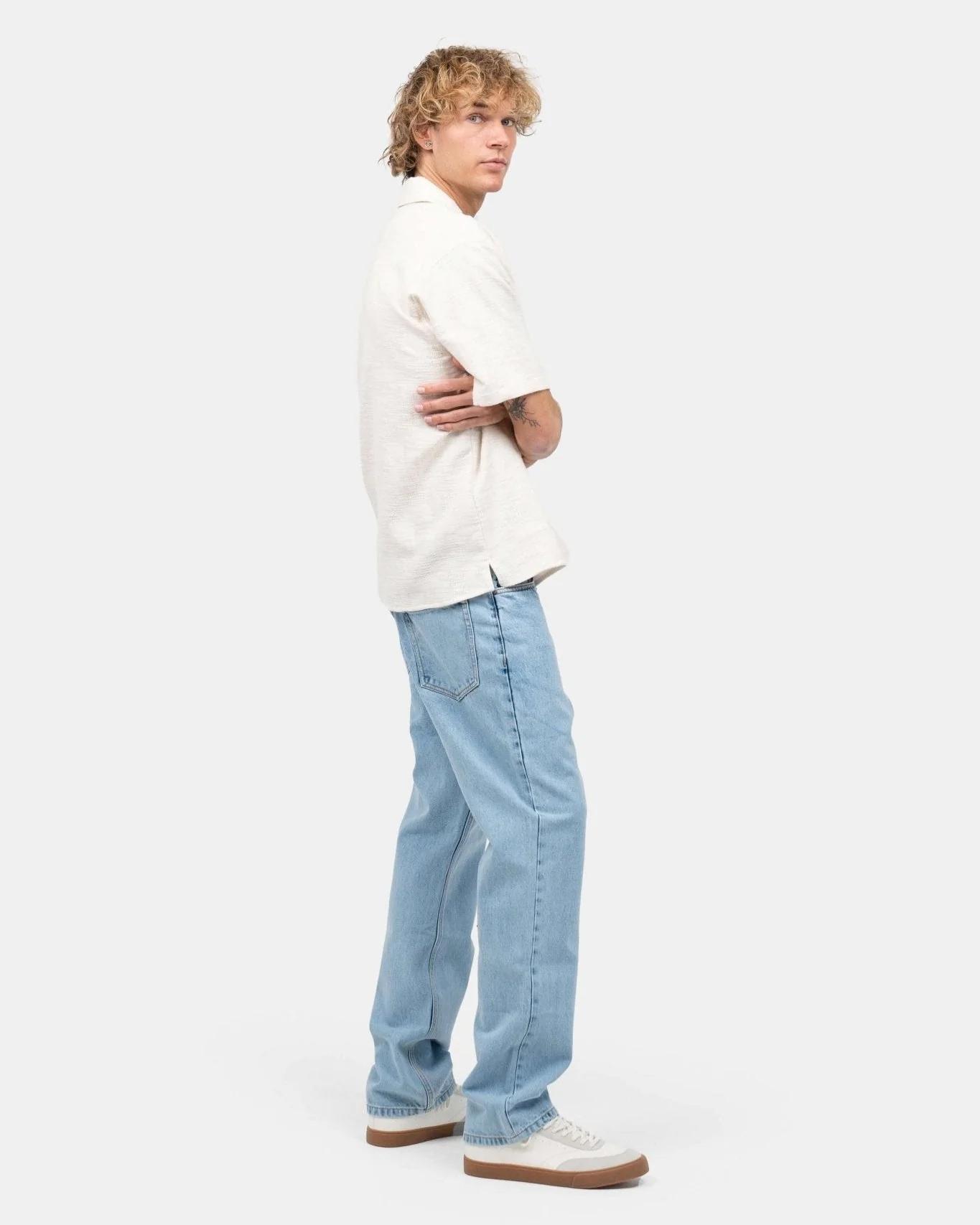 Regular denim jeans light blue - Image 5