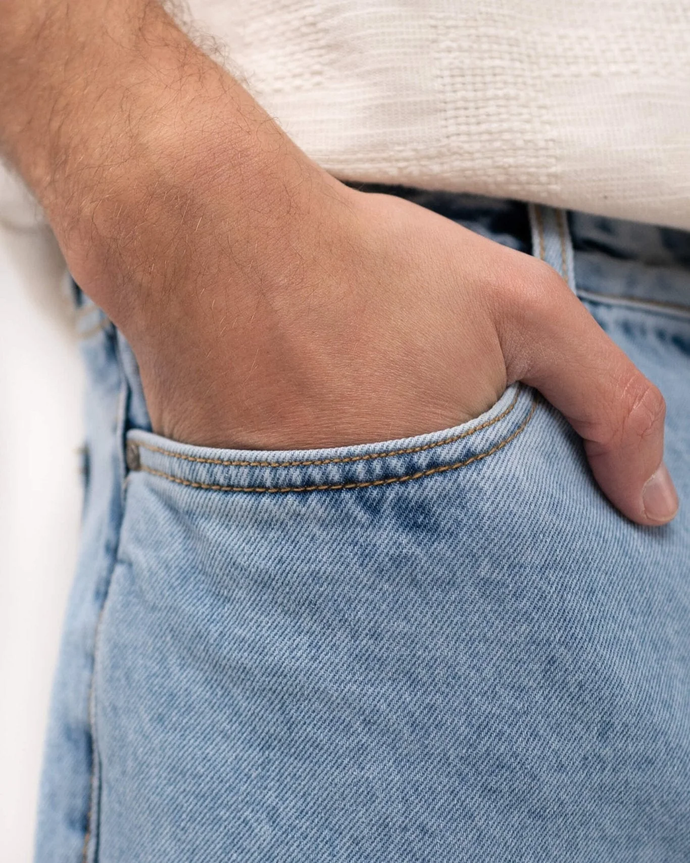 Regular denim jeans light blue - Image 9