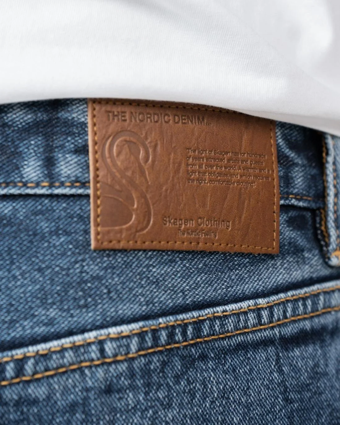 Regular denim jeans mid blue - Image 10