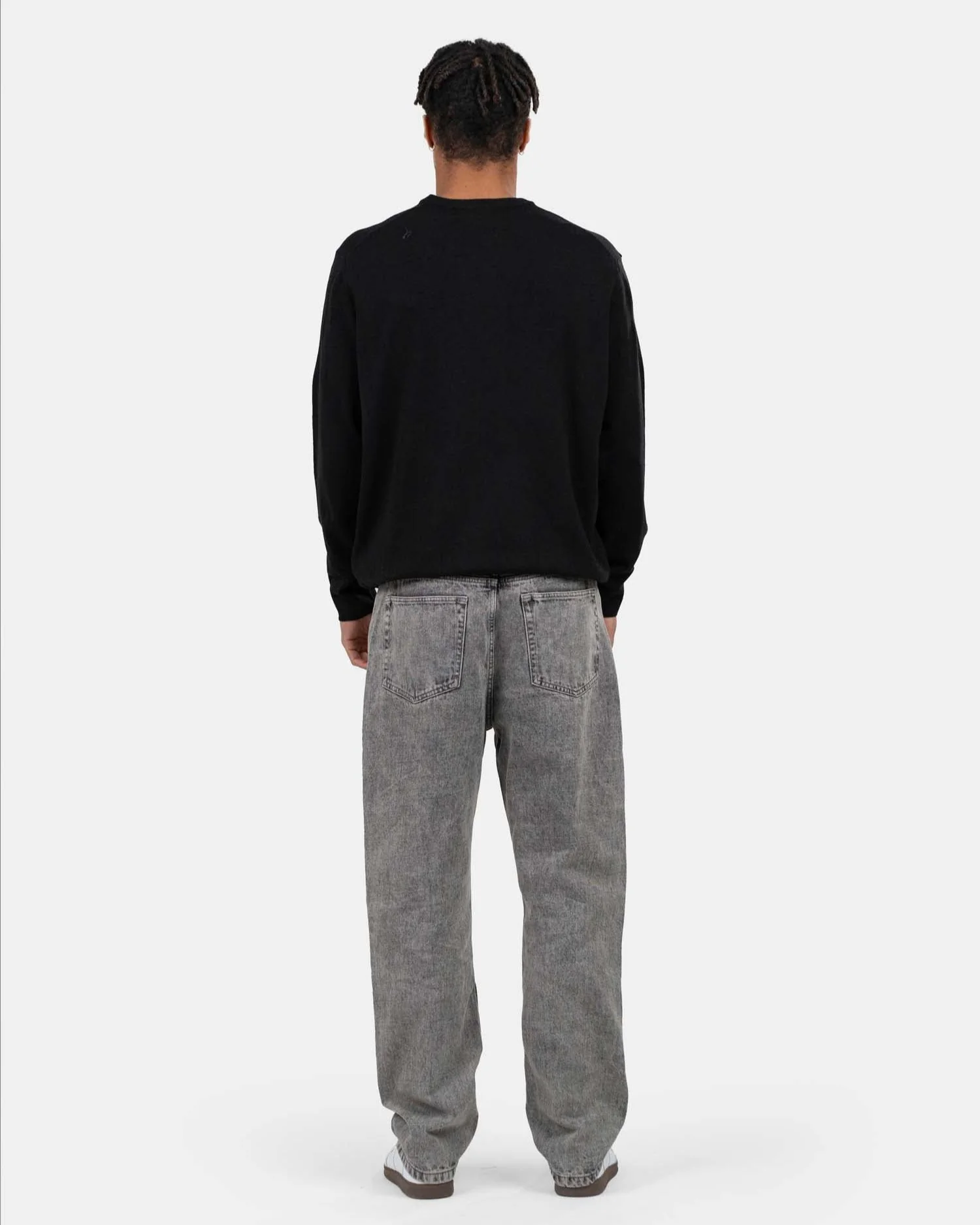 Regular Denim Jeans Washed Gray - Image 8