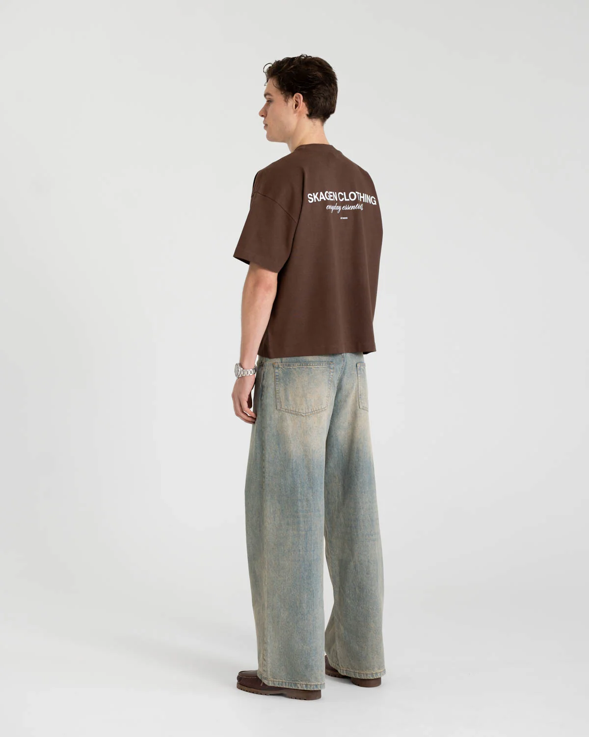 Everyday Essentials T-Shirt Brown - Image 6