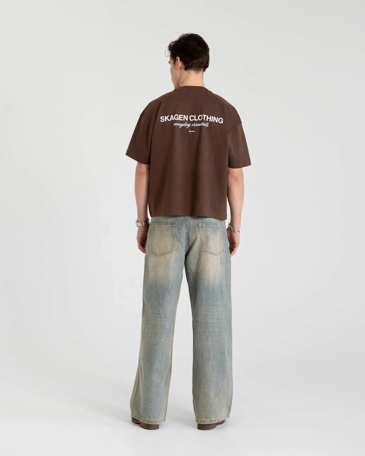 Everyday Essentials T-Shirt Brown - Image 7