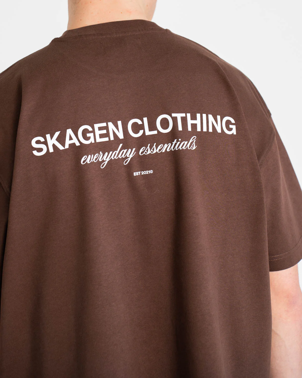 Everyday Essentials T-Shirt Brown - Image 8