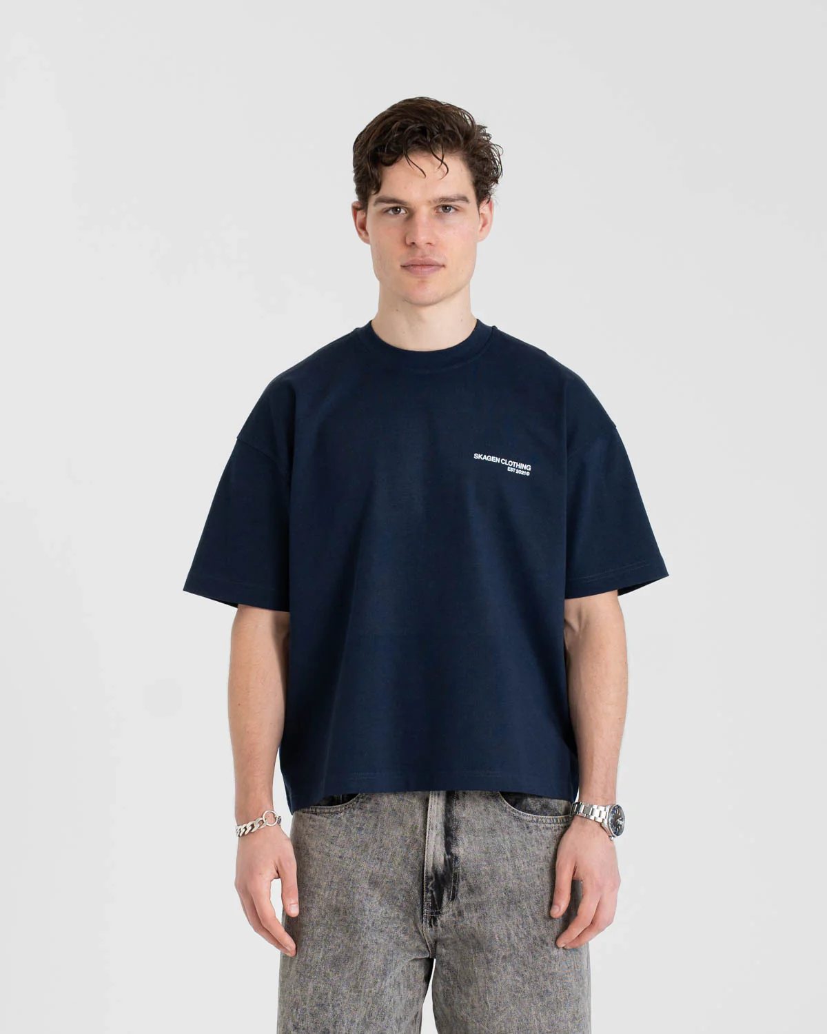 Everyday Essentials T-Shirt Navy - Image 3