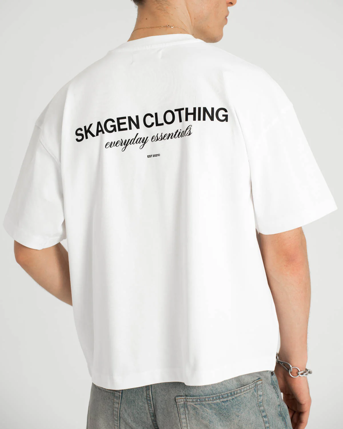 Everyday Essentials T-Shirt White - Image 7