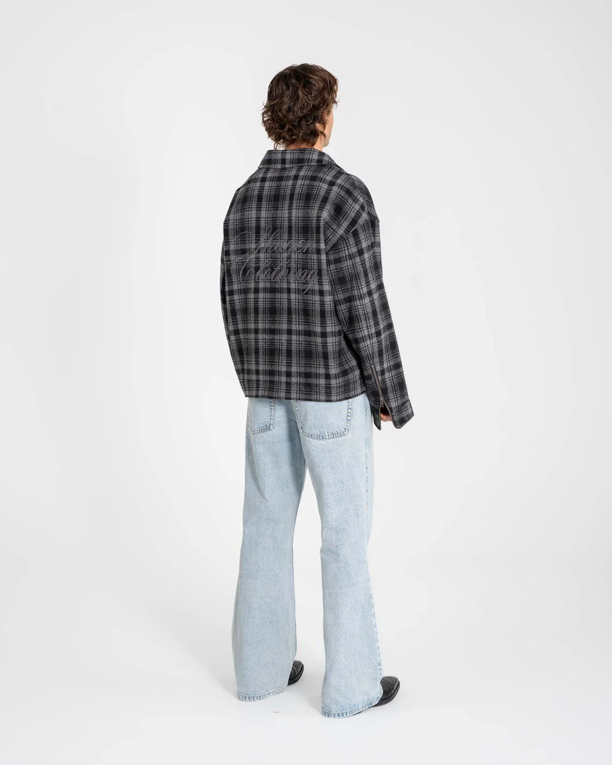 Flannel Jacket Gray - Image 10
