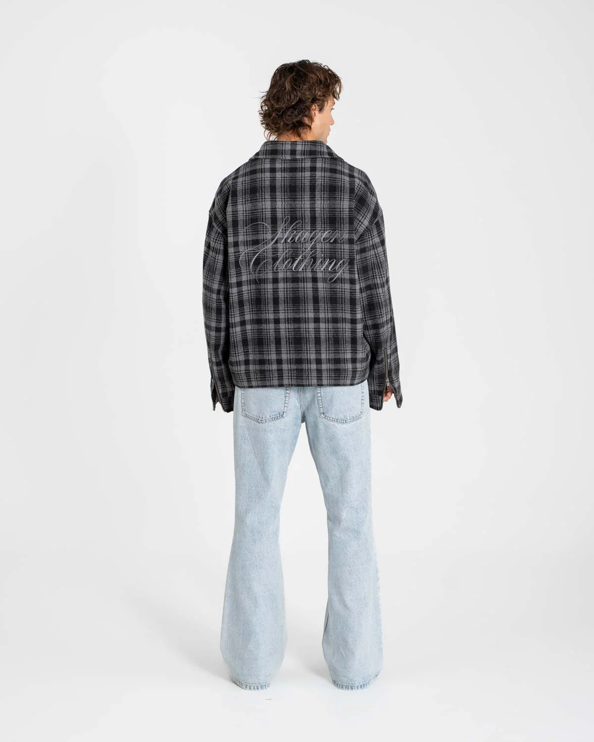 Flannel Jacket Gray - Image 11