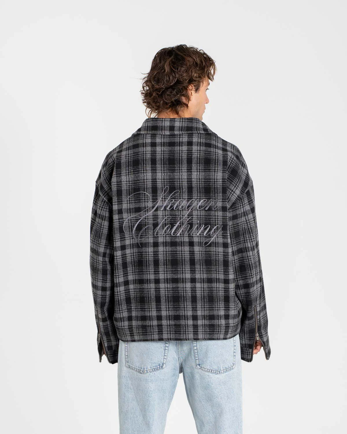 Flannel Jacket Gray - Image 3
