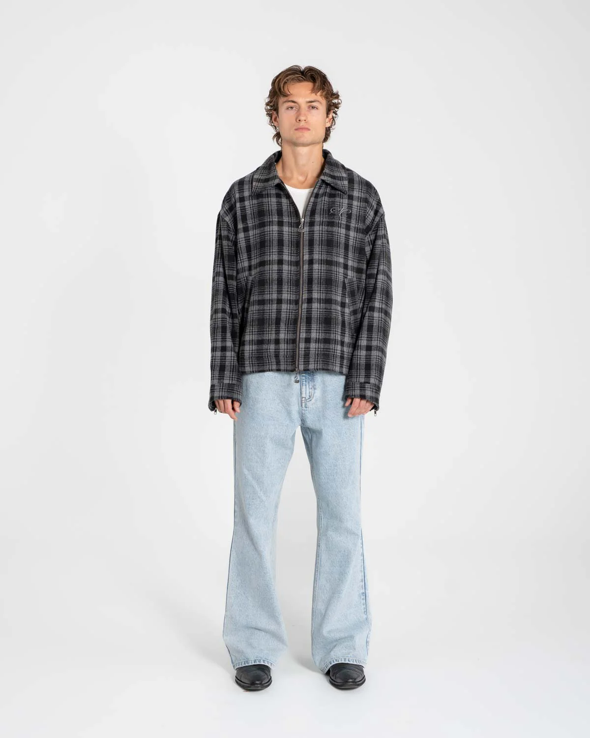 Flannel Jacket Gray - Image 4