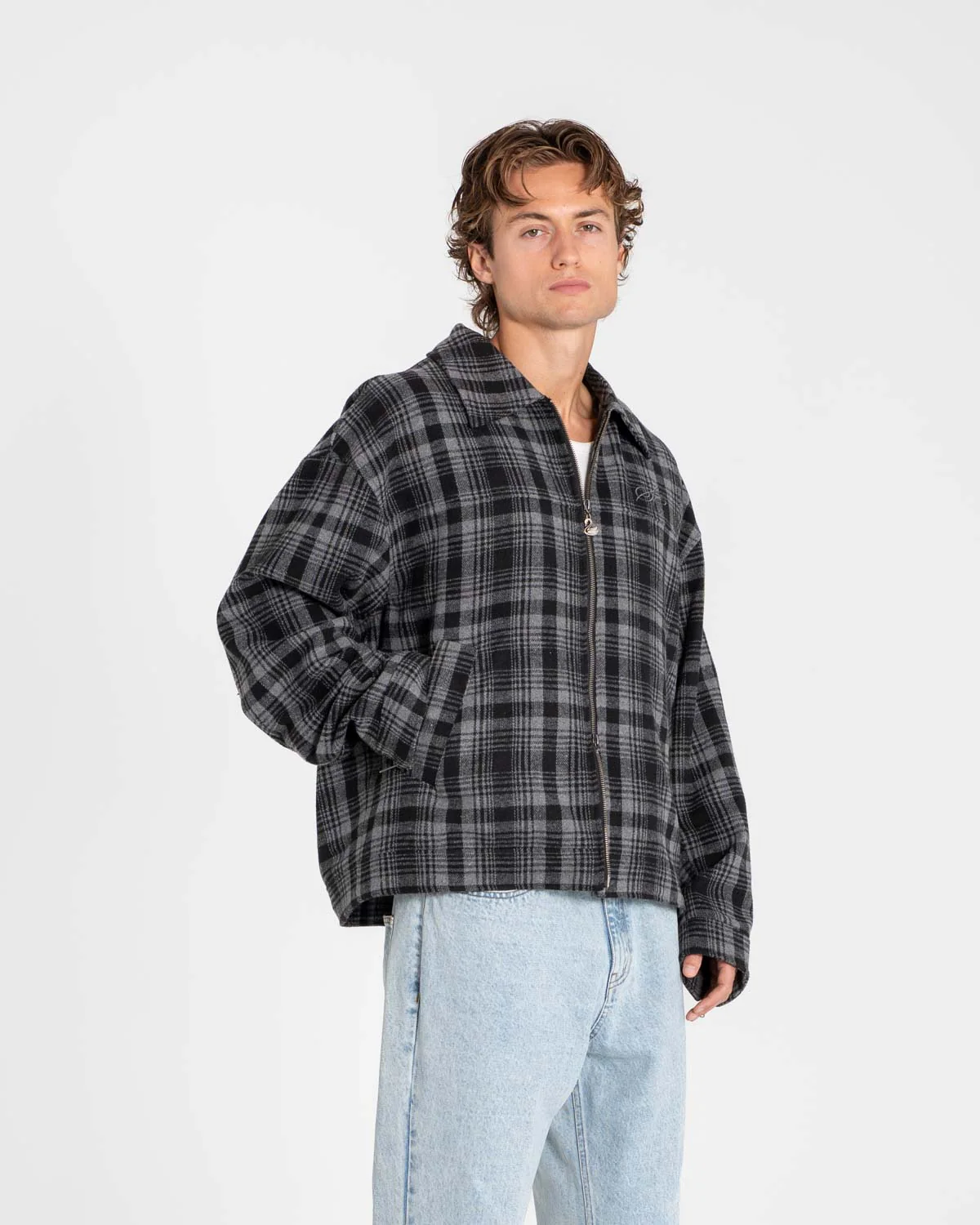 Flannel Jacket Gray - Image 6