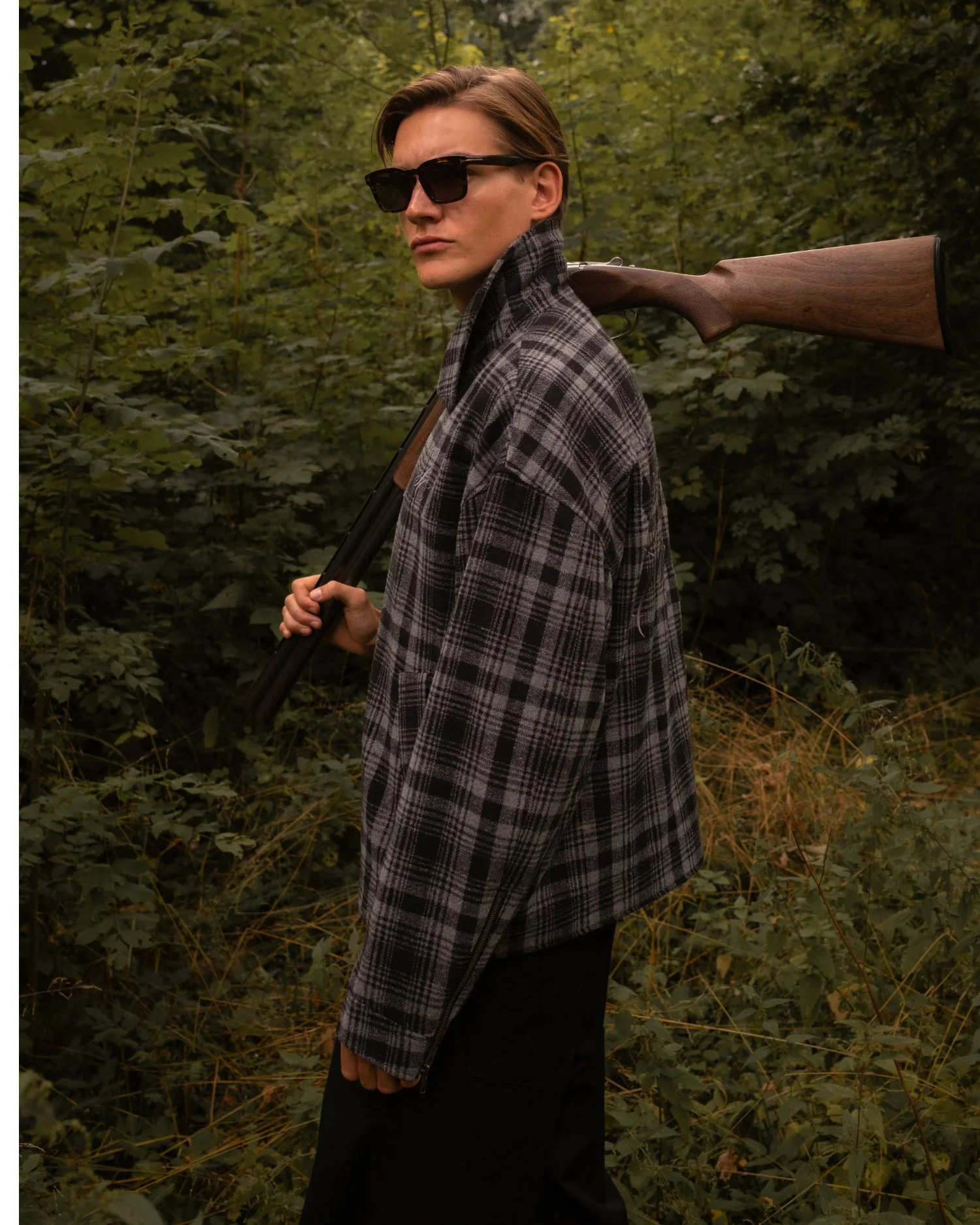 Flannel Jacket Gray - Image 8