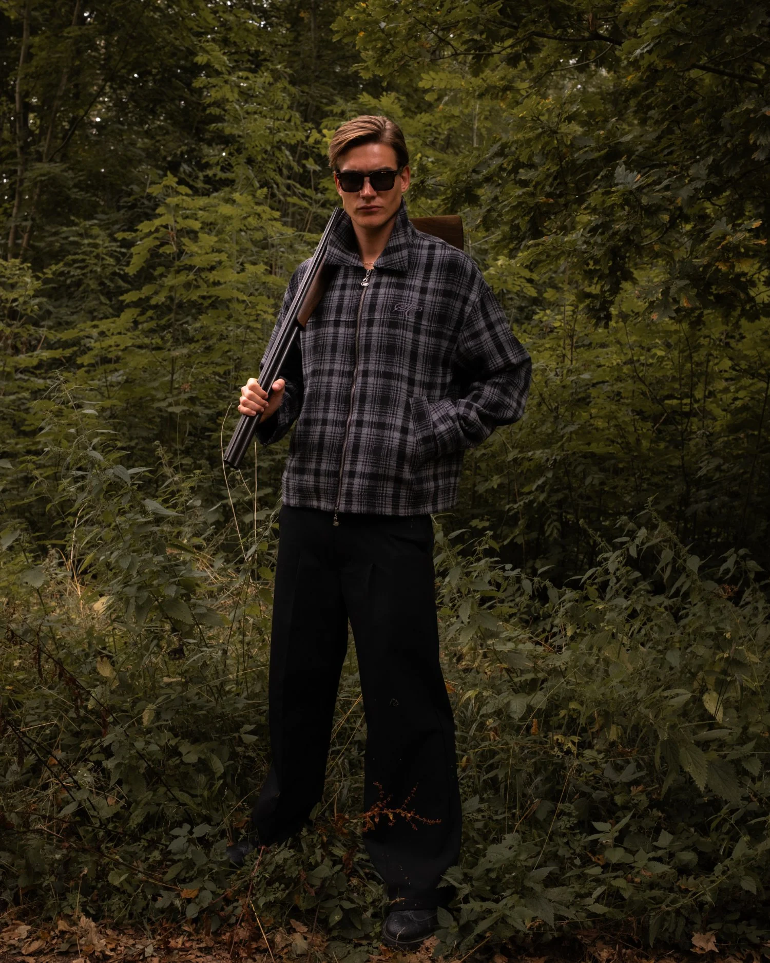 Flannel Jacket Gray - Image 9