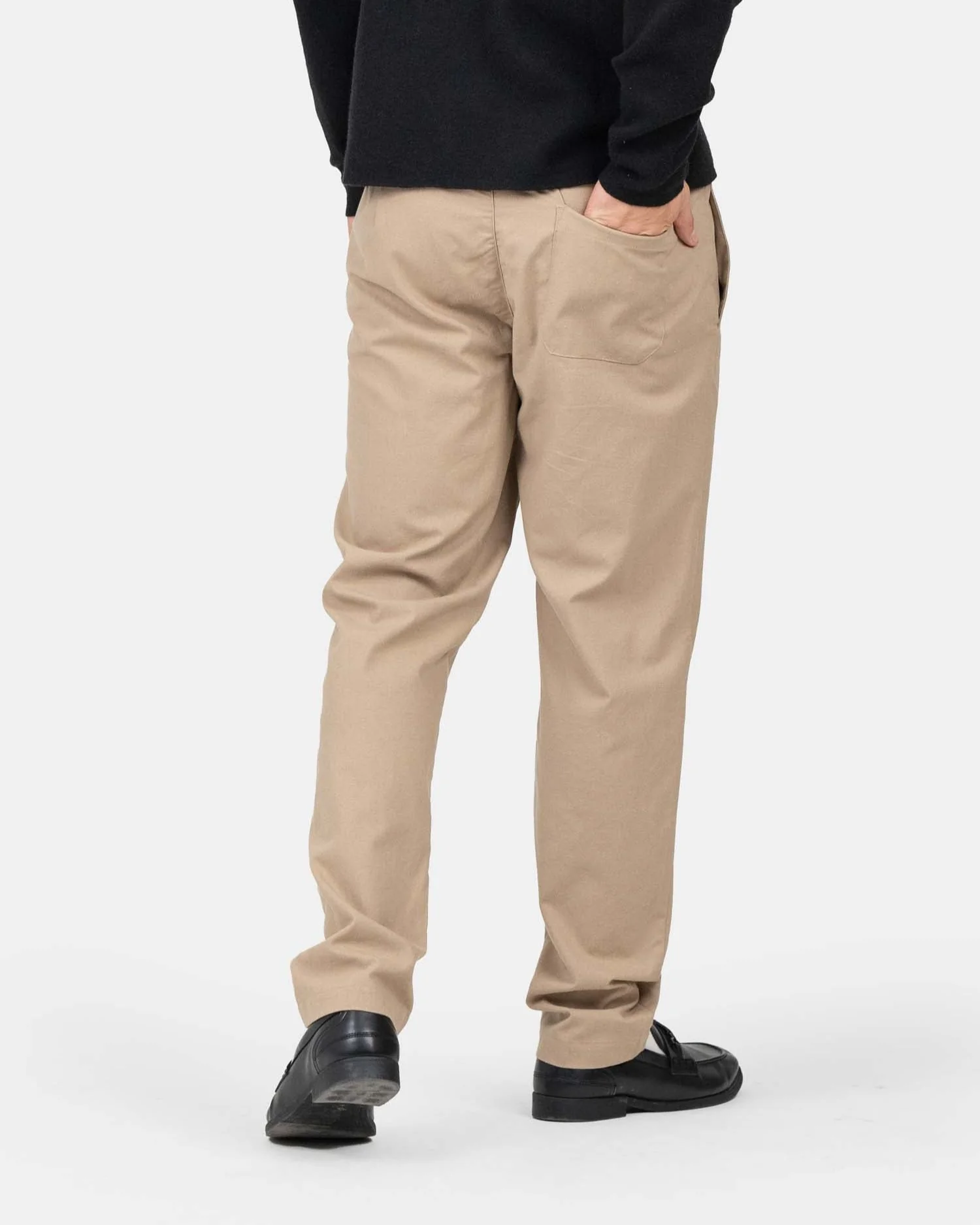 Heavyweight flax pants mocha - Image 5