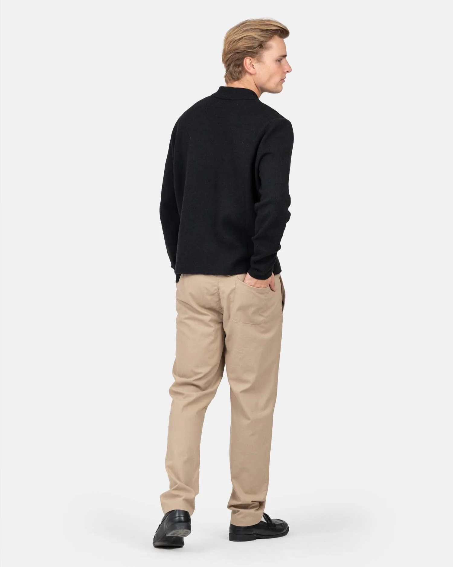 Heavyweight flax pants mocha - Image 6