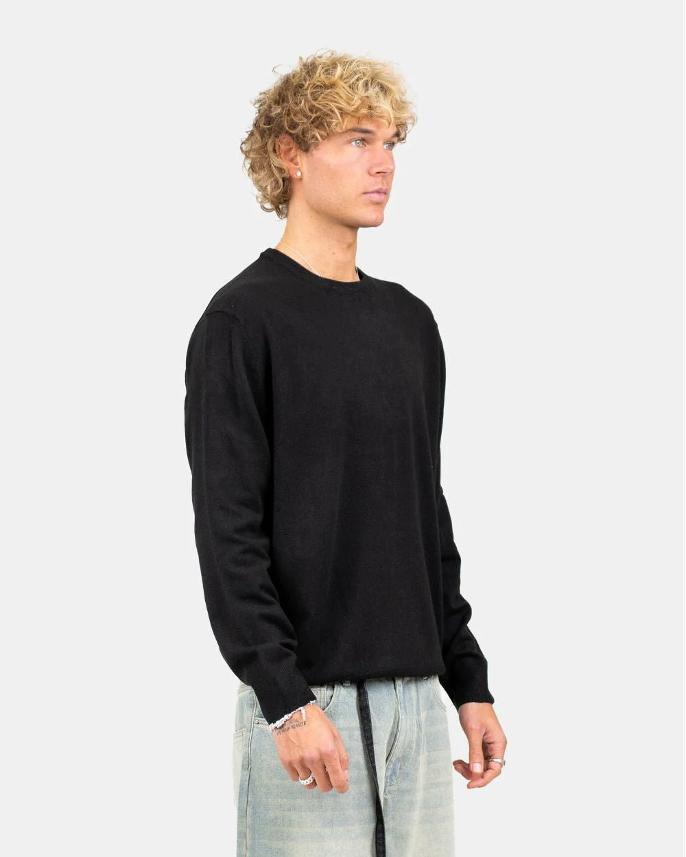 Knit sweater black - Image 5
