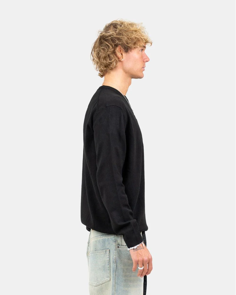 Knit sweater black - Image 6