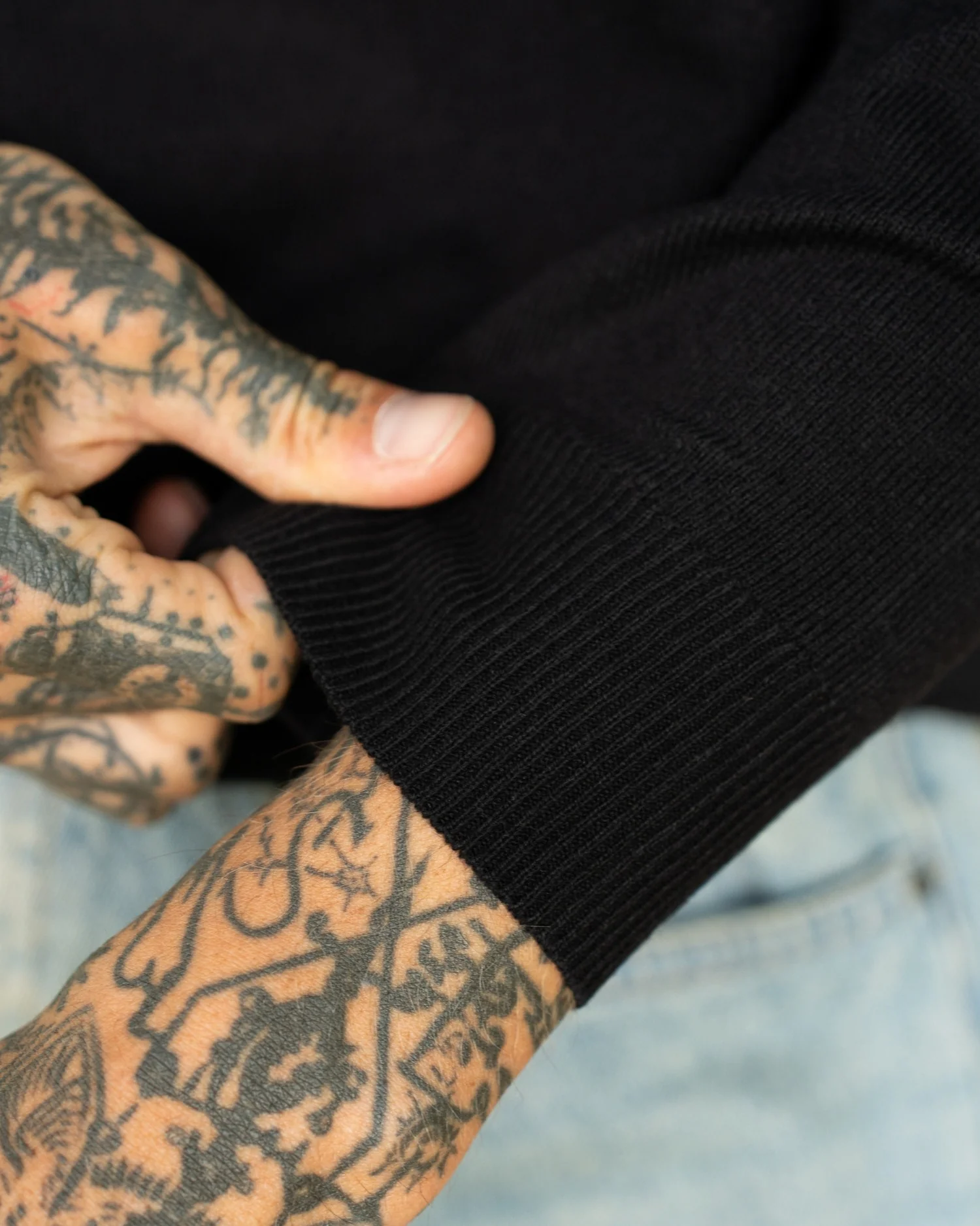 Knit sweater black - Image 9