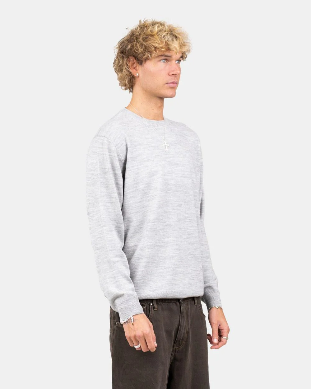 Knit sweater gray - Image 5