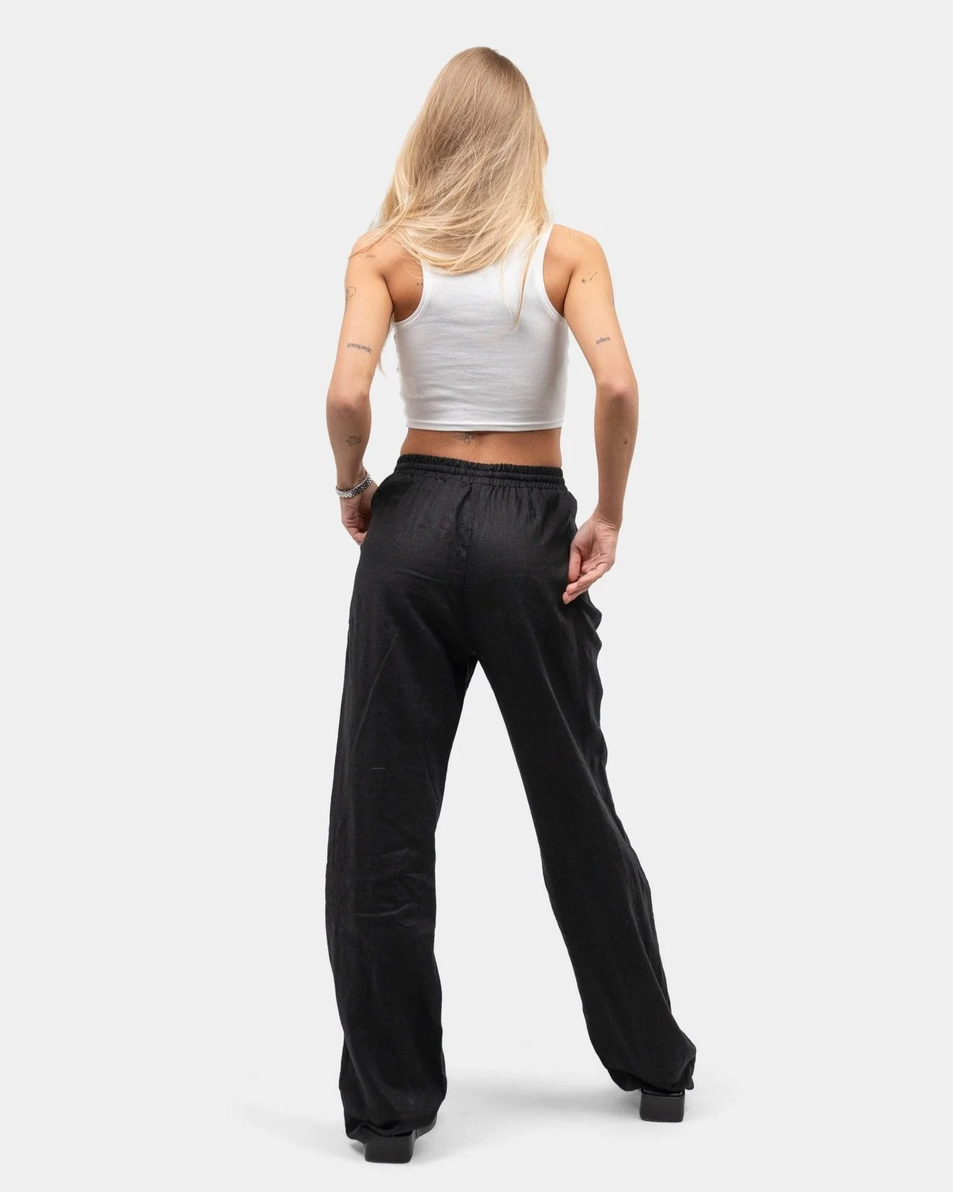 Hørbukser Højtaljede Sort - Image 4