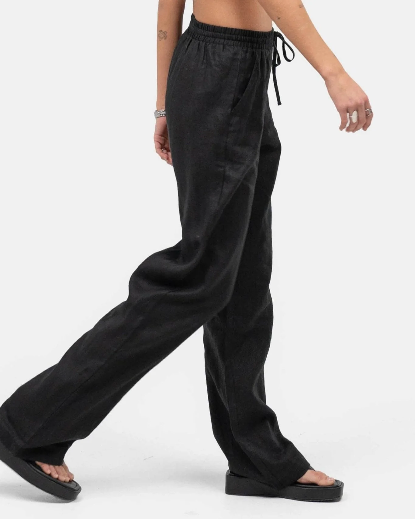 Hørbukser Højtaljede Sort - Image 5