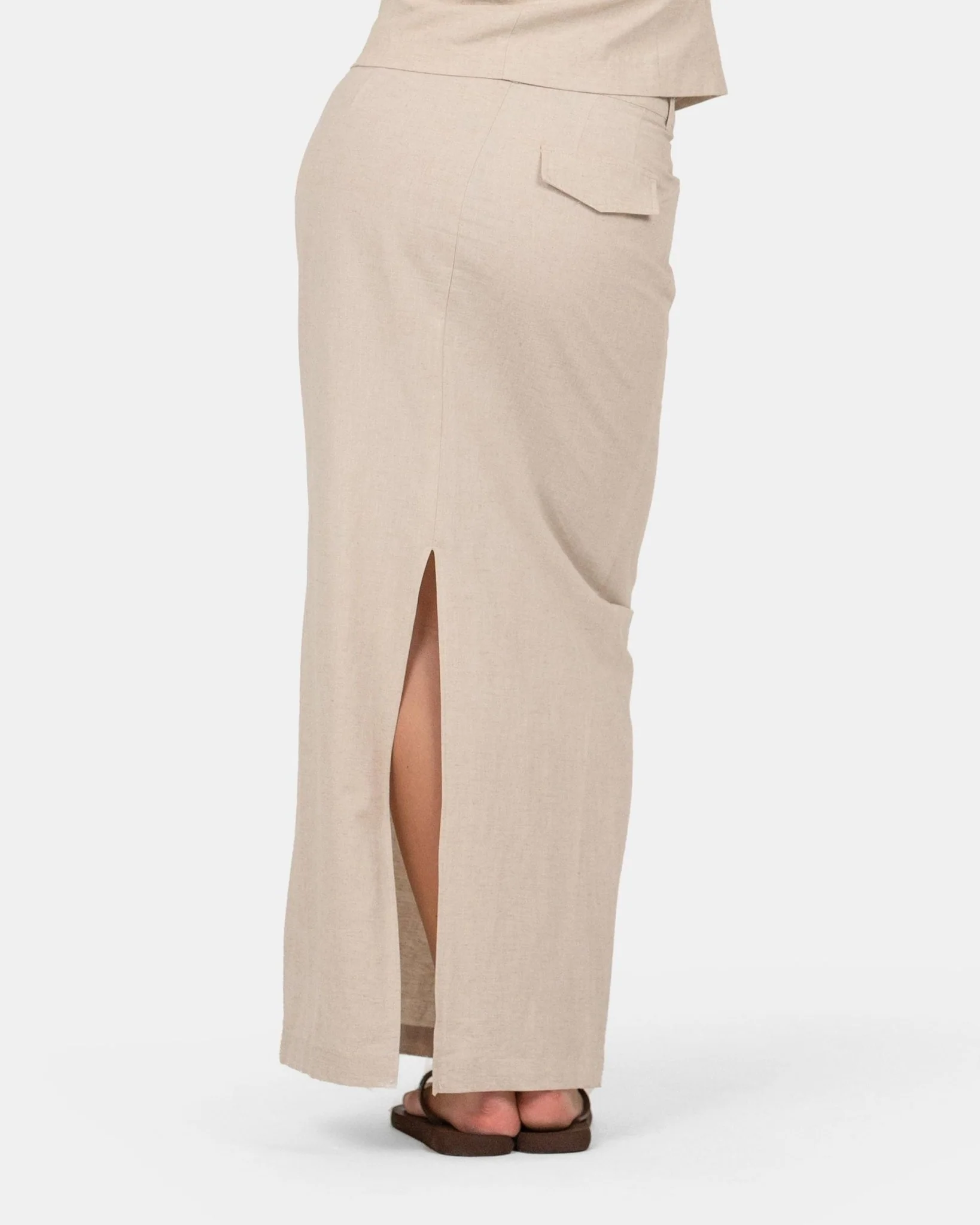 Hear skirt beige - Image 6