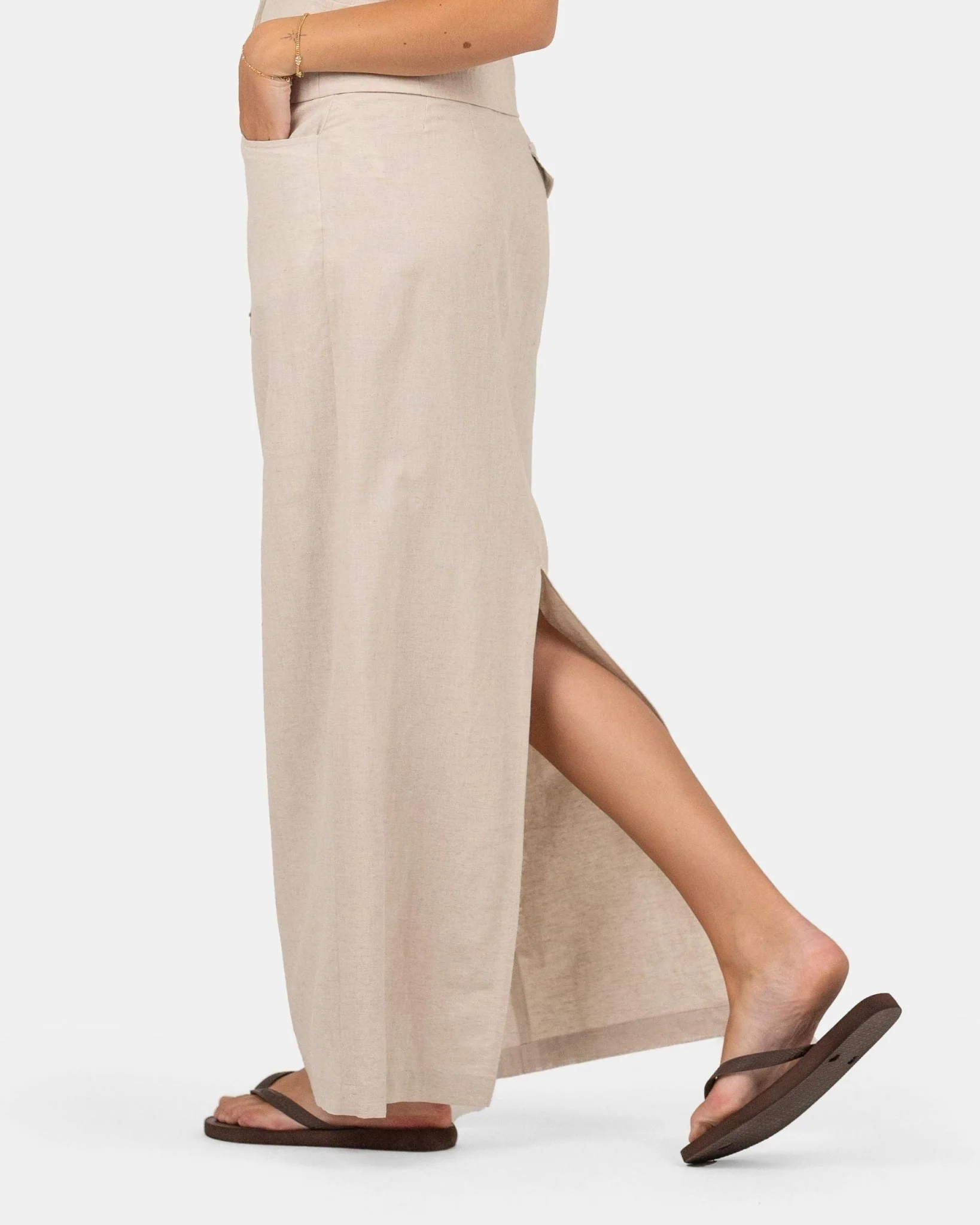 Hear skirt beige - Image 7