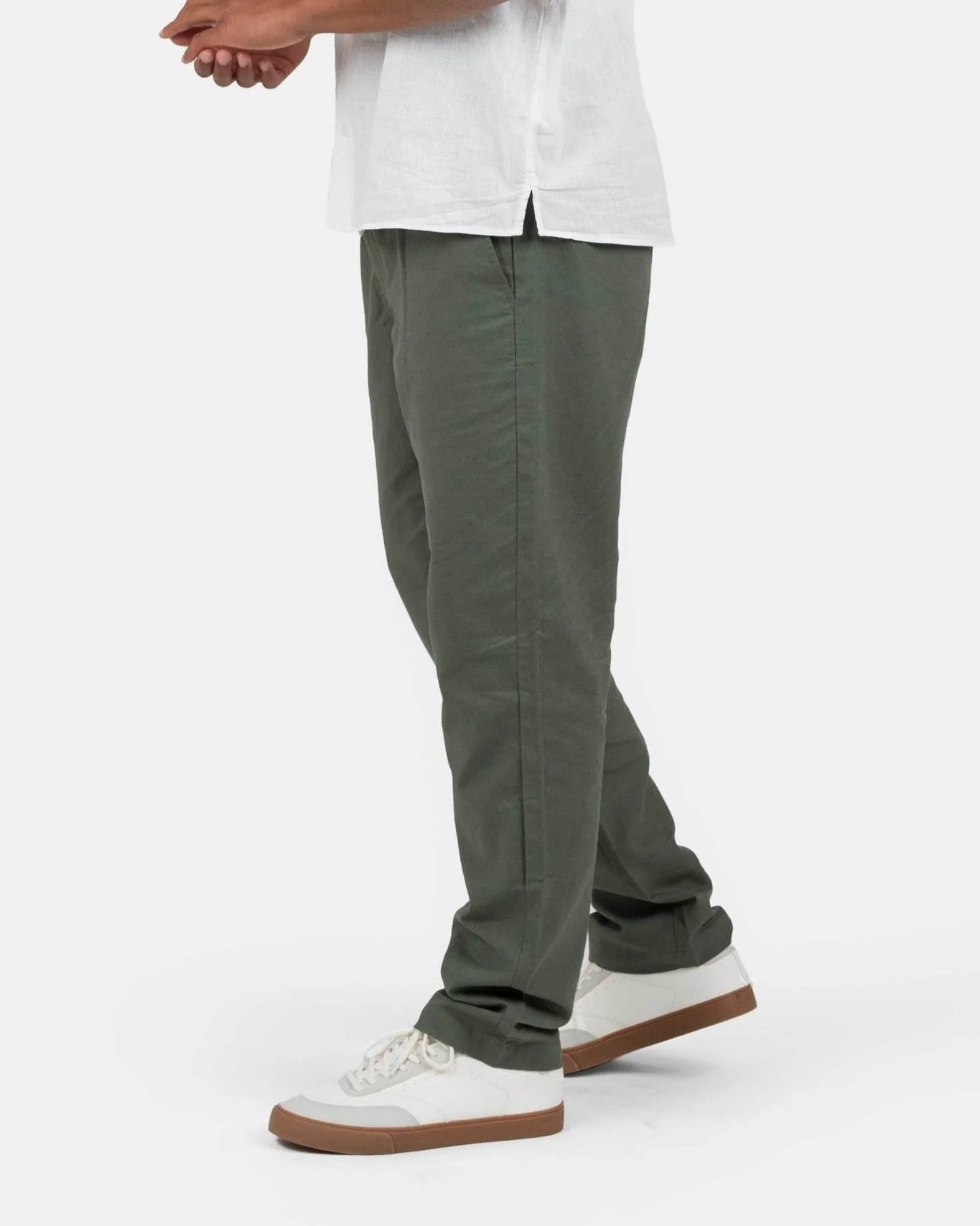 Flax pants Army - Image 8