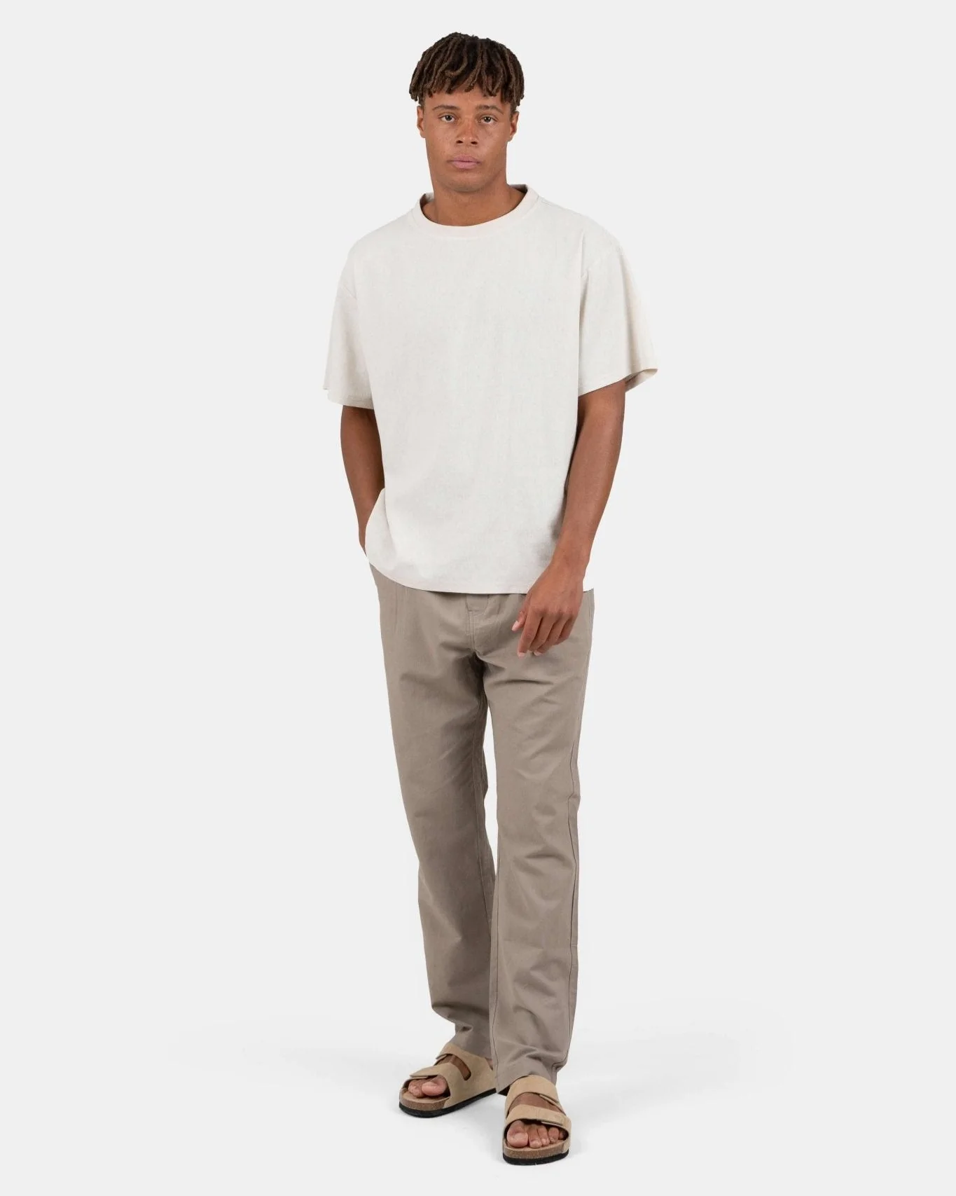 Flax pants mocha - Image 3