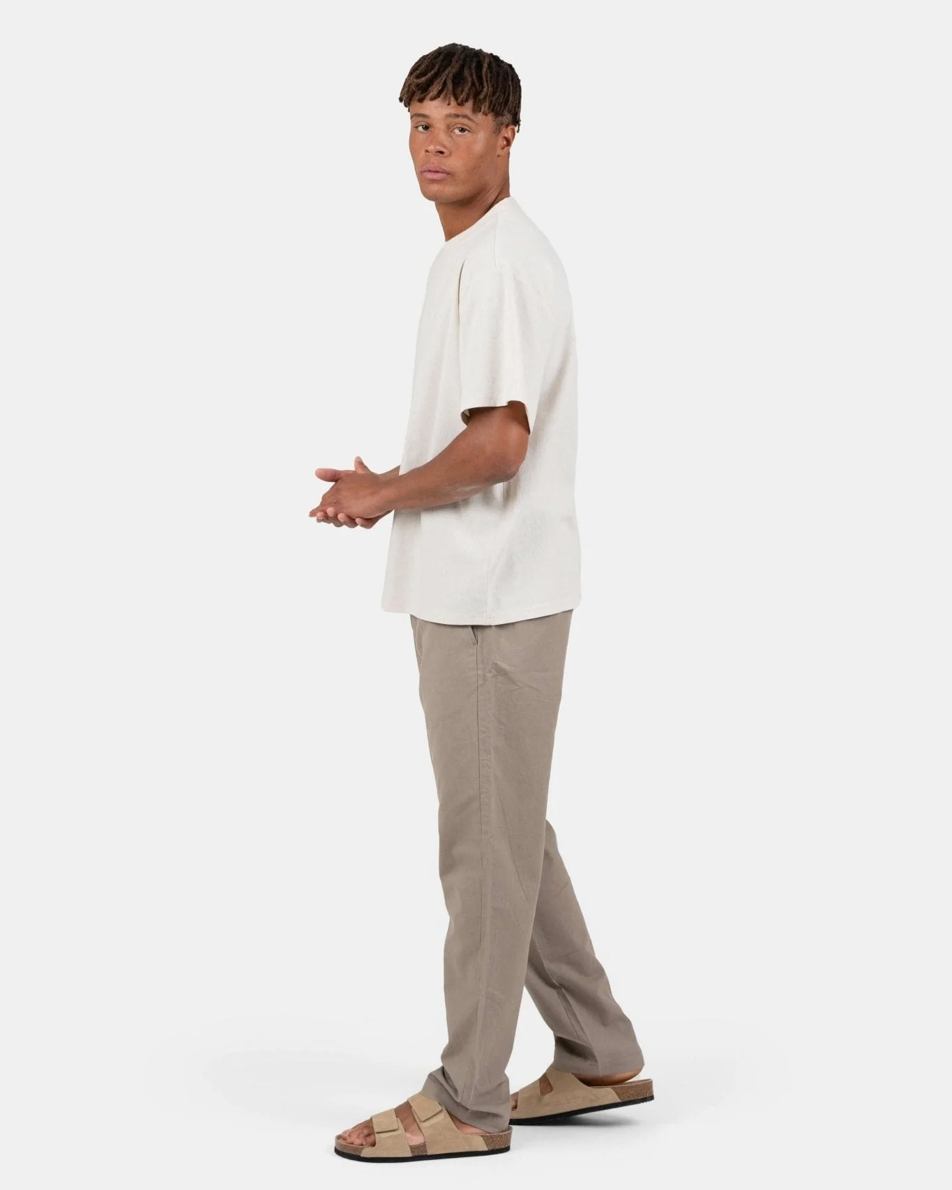 Flax pants mocha - Image 4