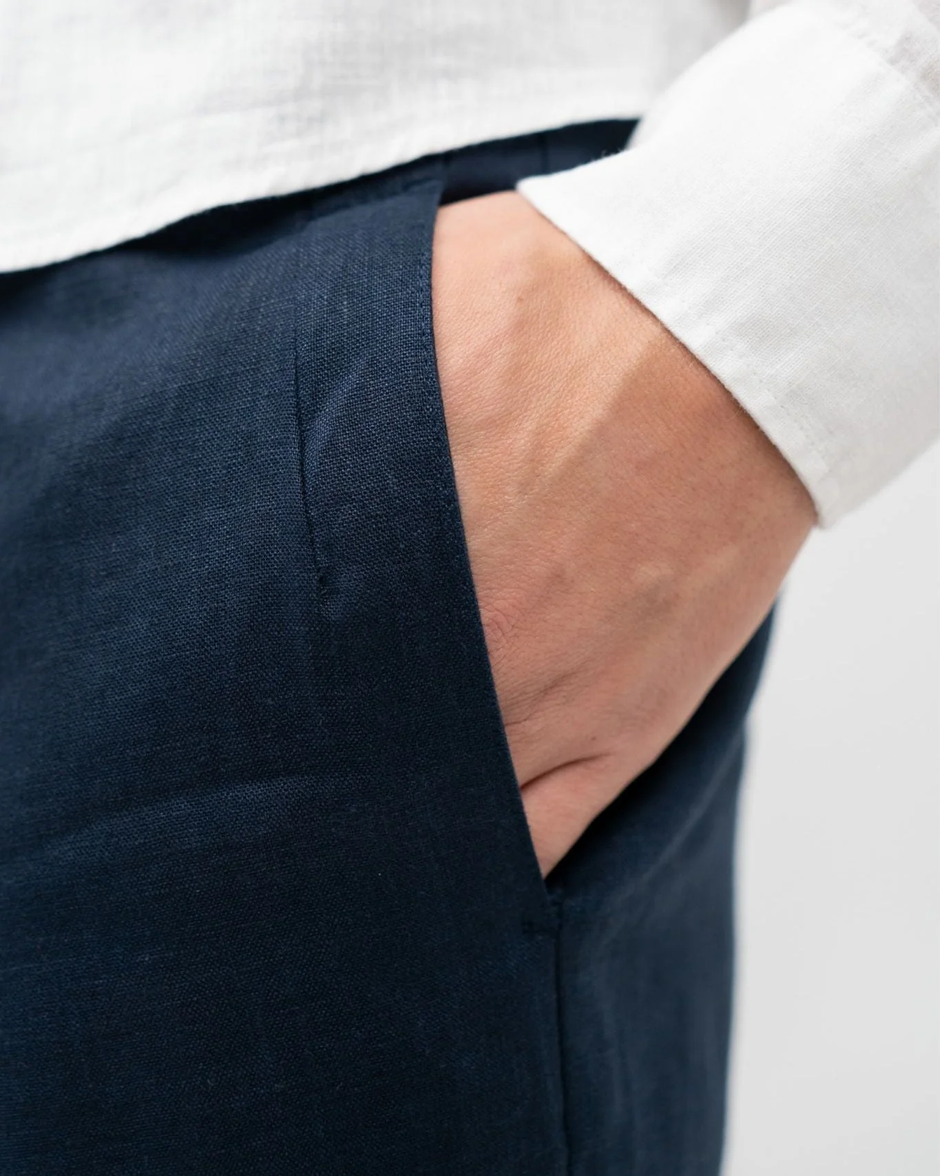 Flax pants Navy - Image 6