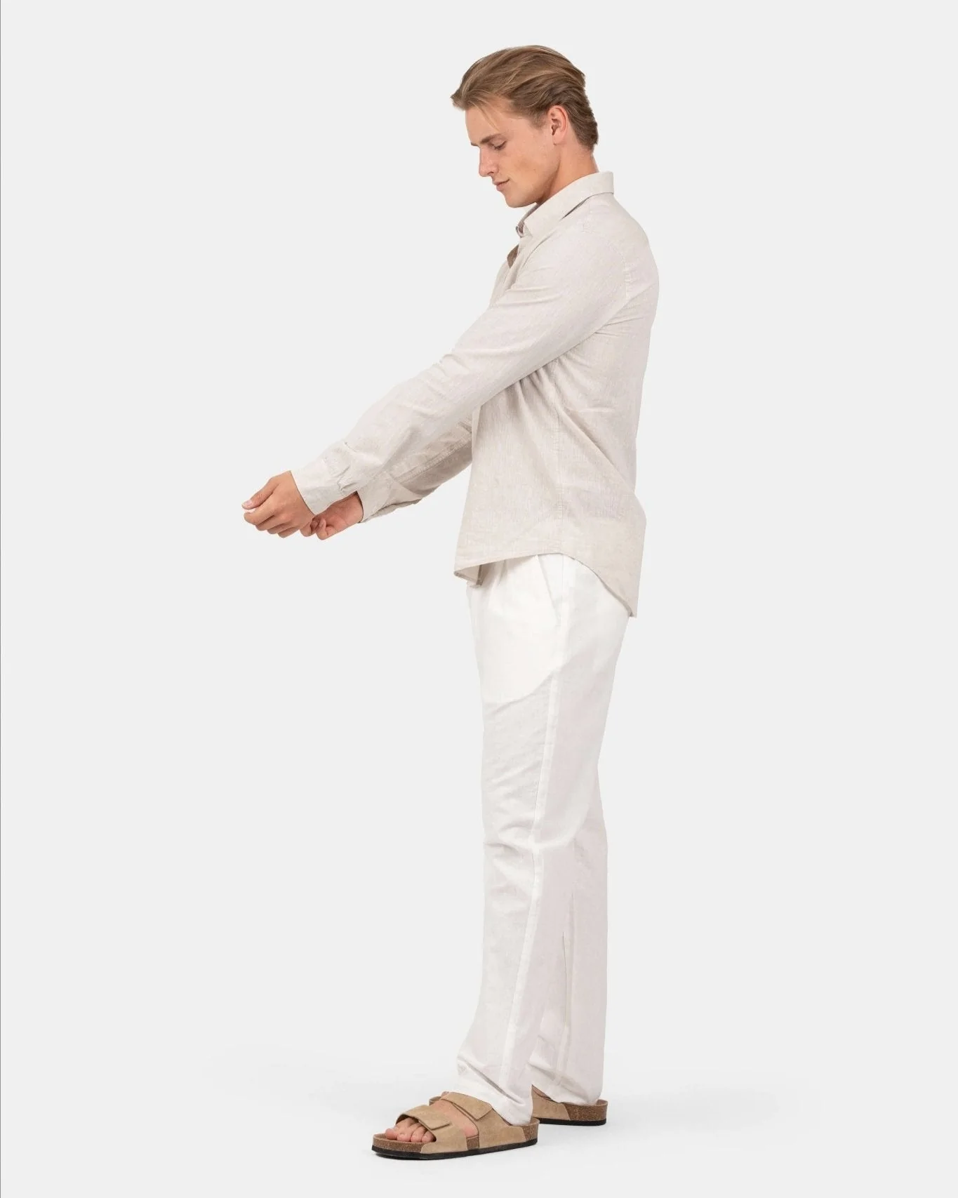 Flax pants white - Image 5