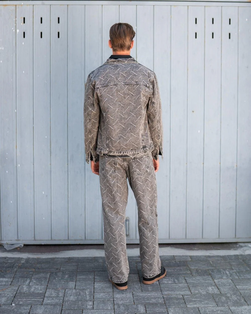 Monogram denim jacket washed gray - Image 10