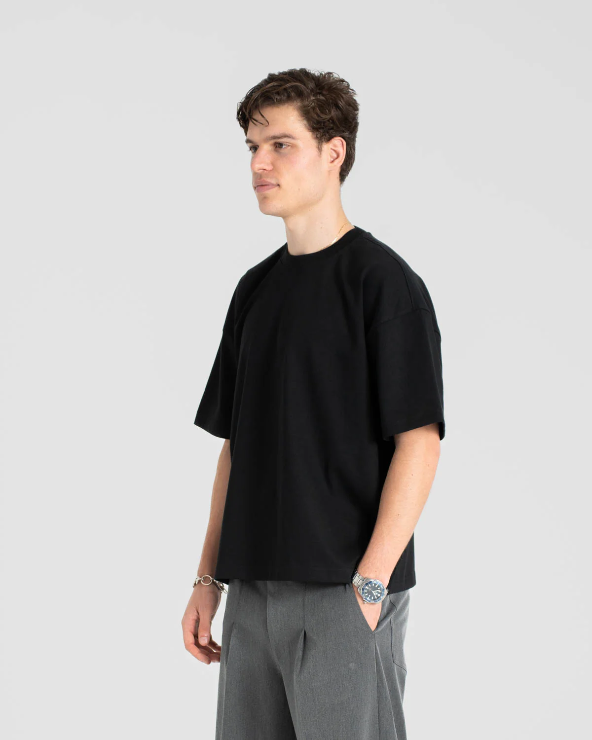 Blank T-shirt Black - Image 5