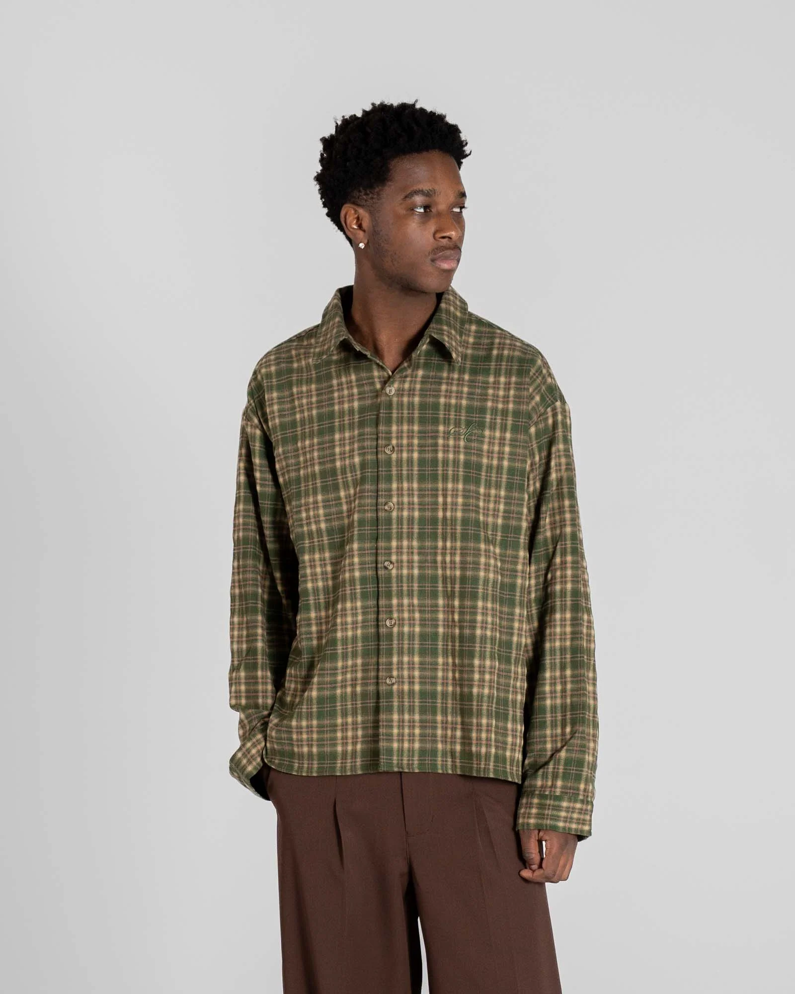 Ternet Flannel shirt Green - Image 4