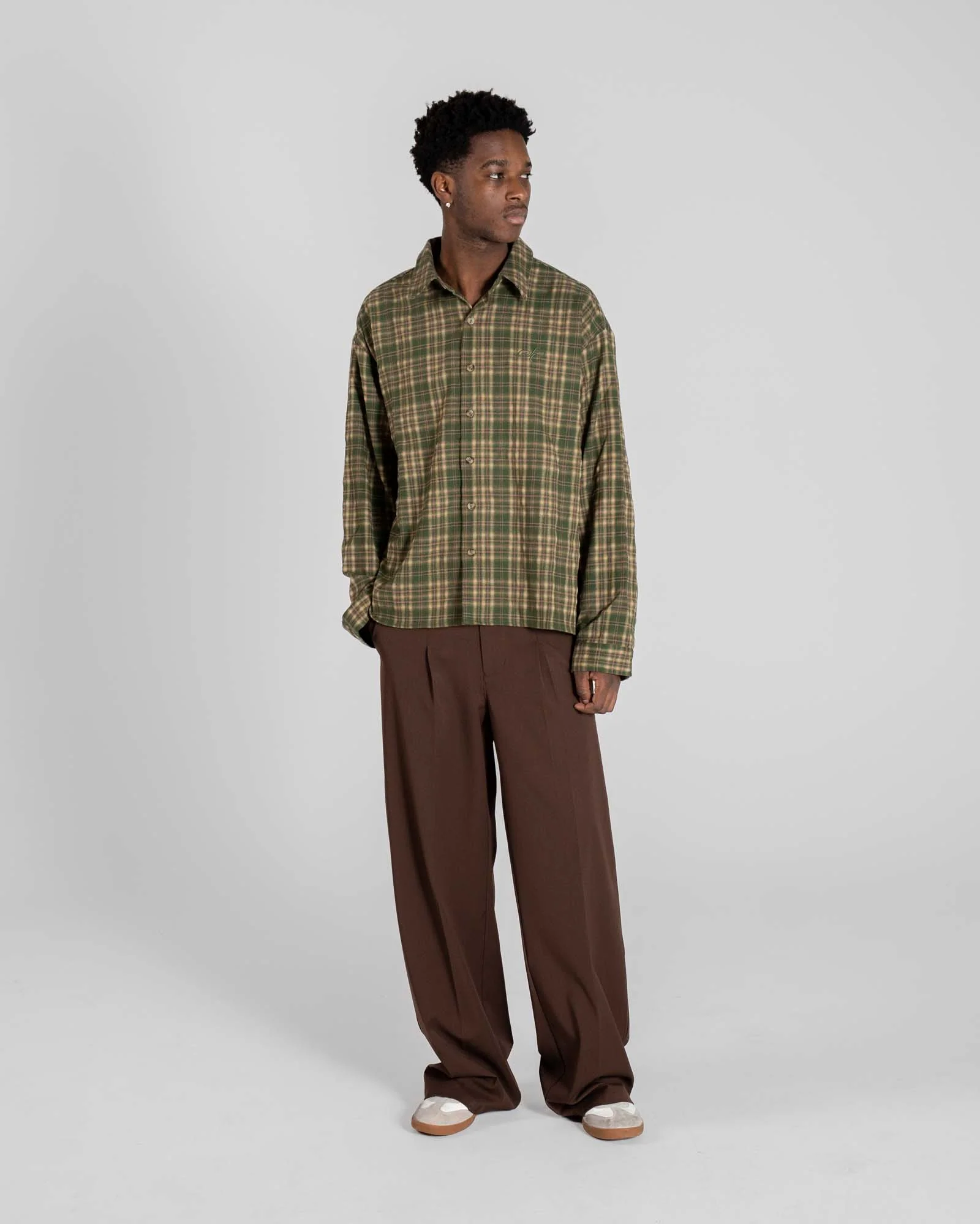 Ternet Flannel shirt Green - Image 5