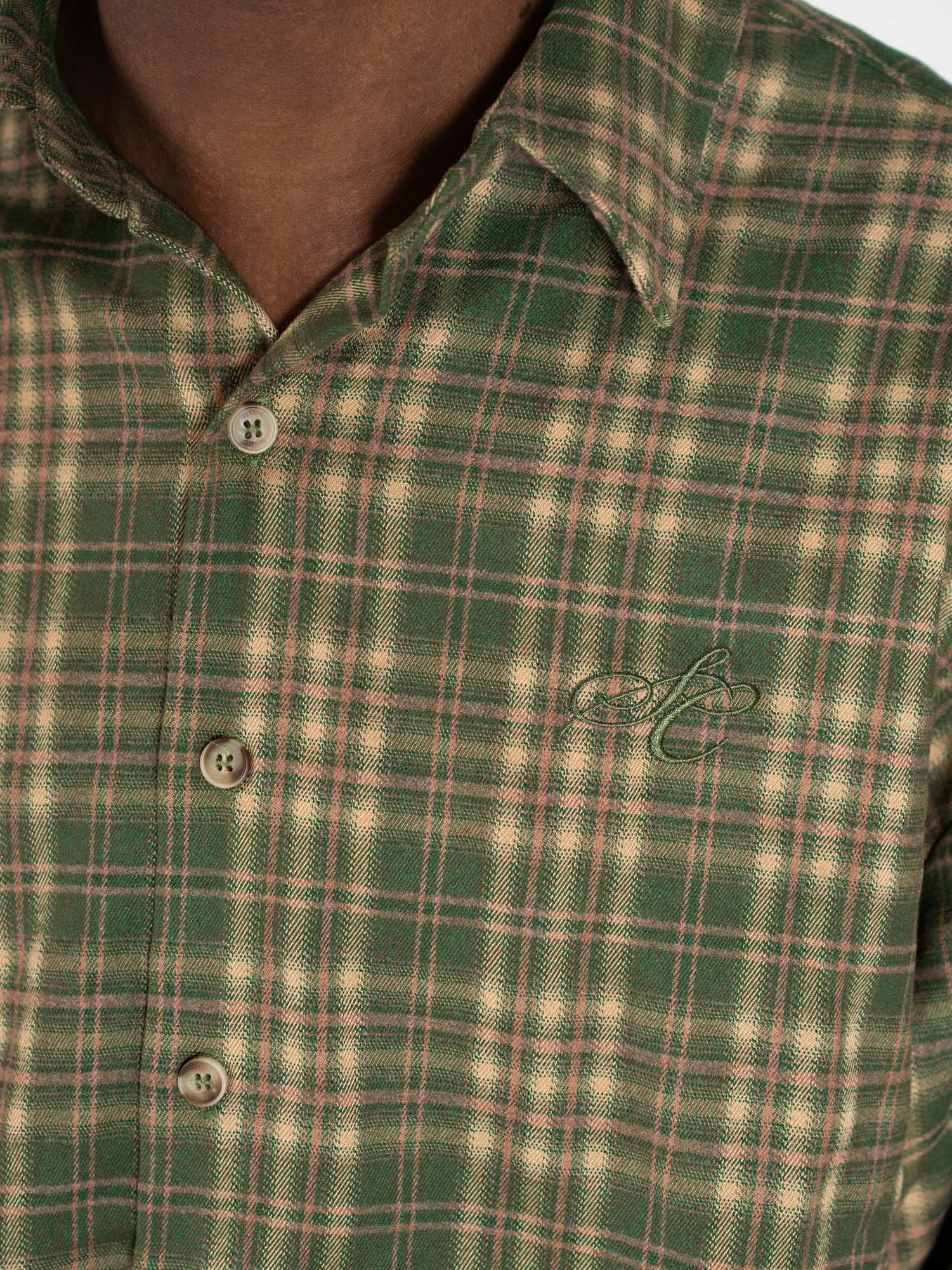 Ternet Flannel shirt Green - Image 9